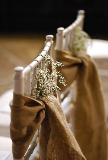 Hessian Chair Sashes – The Lanes